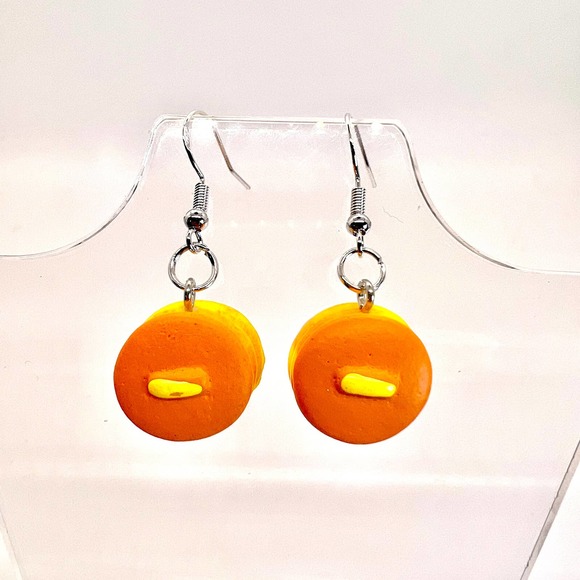Handmade Jewelry - Waffle Stack Earrings - Breakfast Earrings - Diner Earrings - Food Earrings